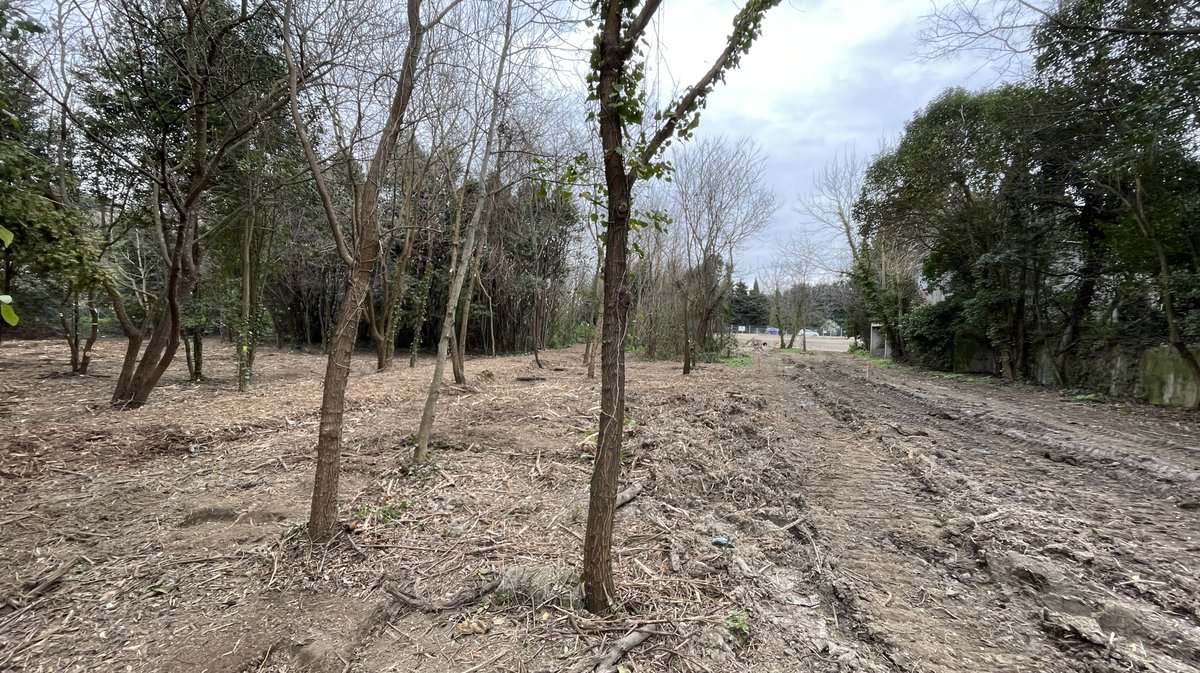Les Travaux du parc Jacques Chirac en mars 2026 (Photo Anthony Maurin)