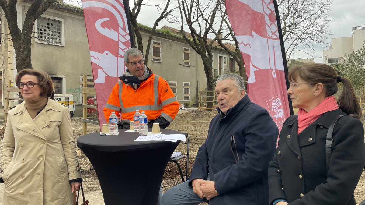 Les Travaux du parc Jacques Chirac en mars 2026 (Photo Anthony Maurin)