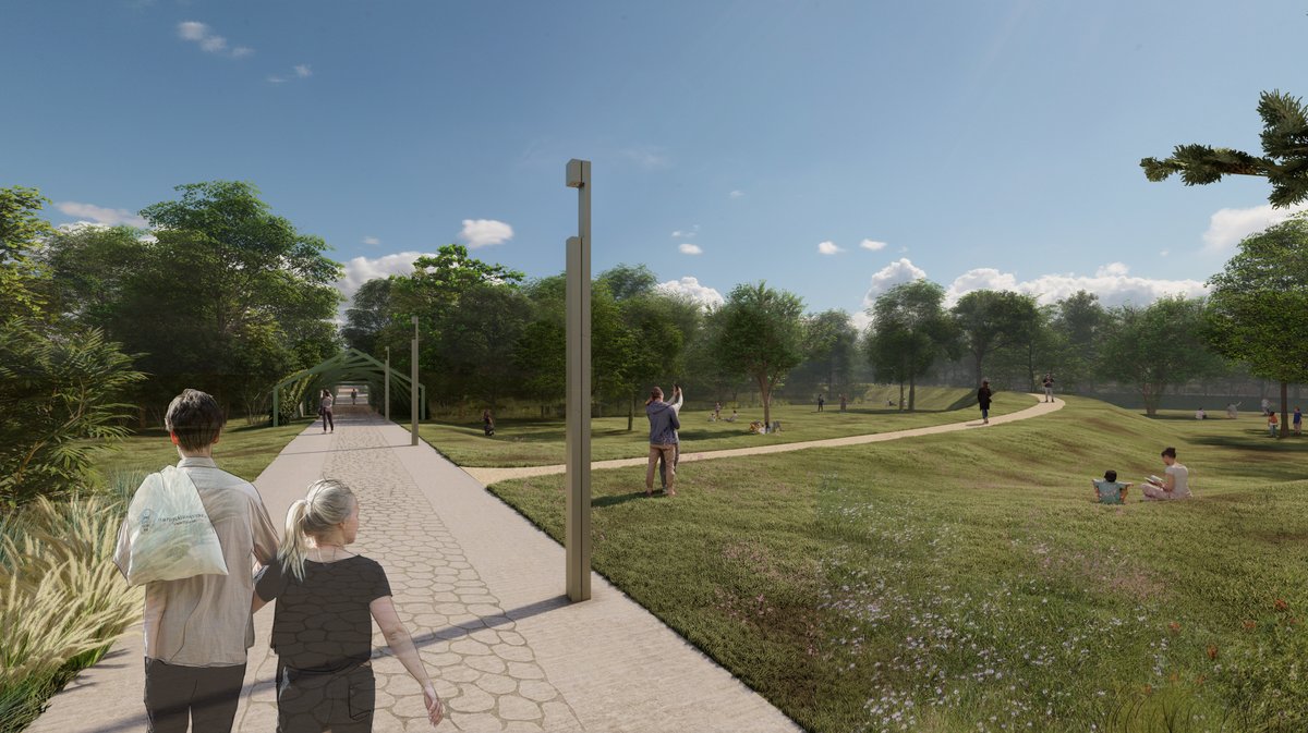 Le passage sous le Boulevard Allende© Alep paysagistes