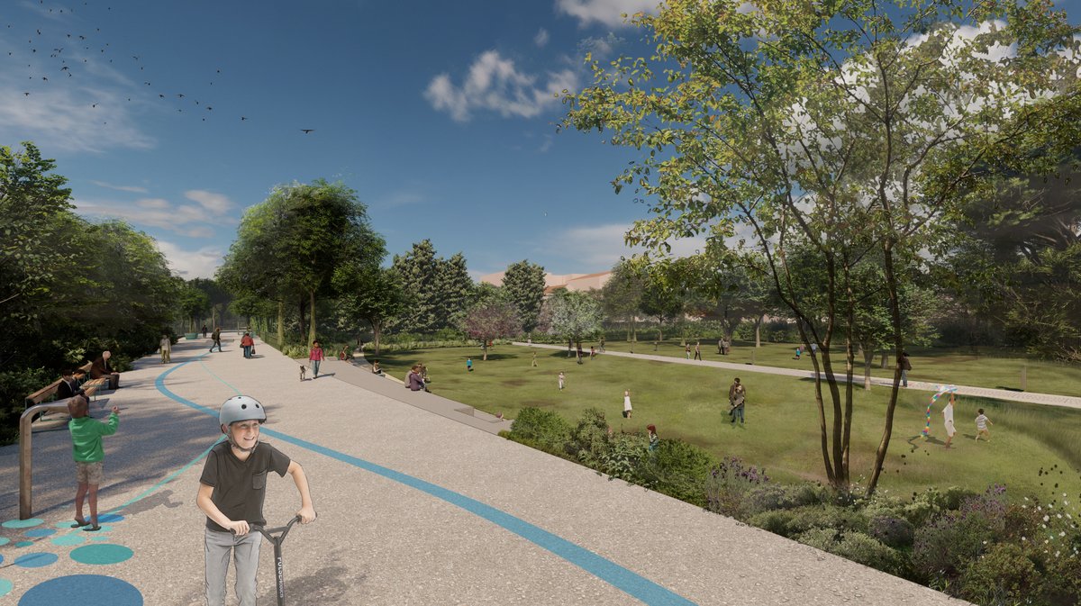 La grande clairière et le cadereau© Alep paysagistes