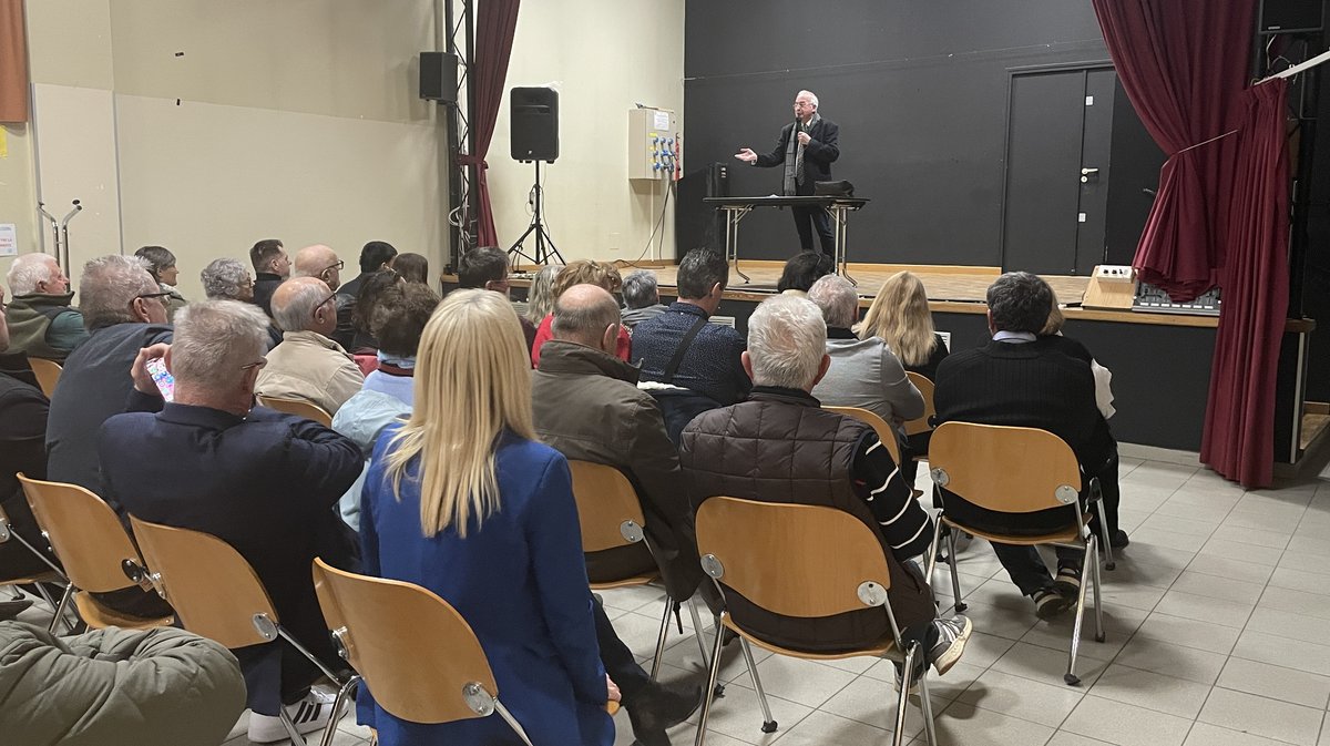 réunion publique, Philippe Gibelin, municipales 2026, Bellegarde