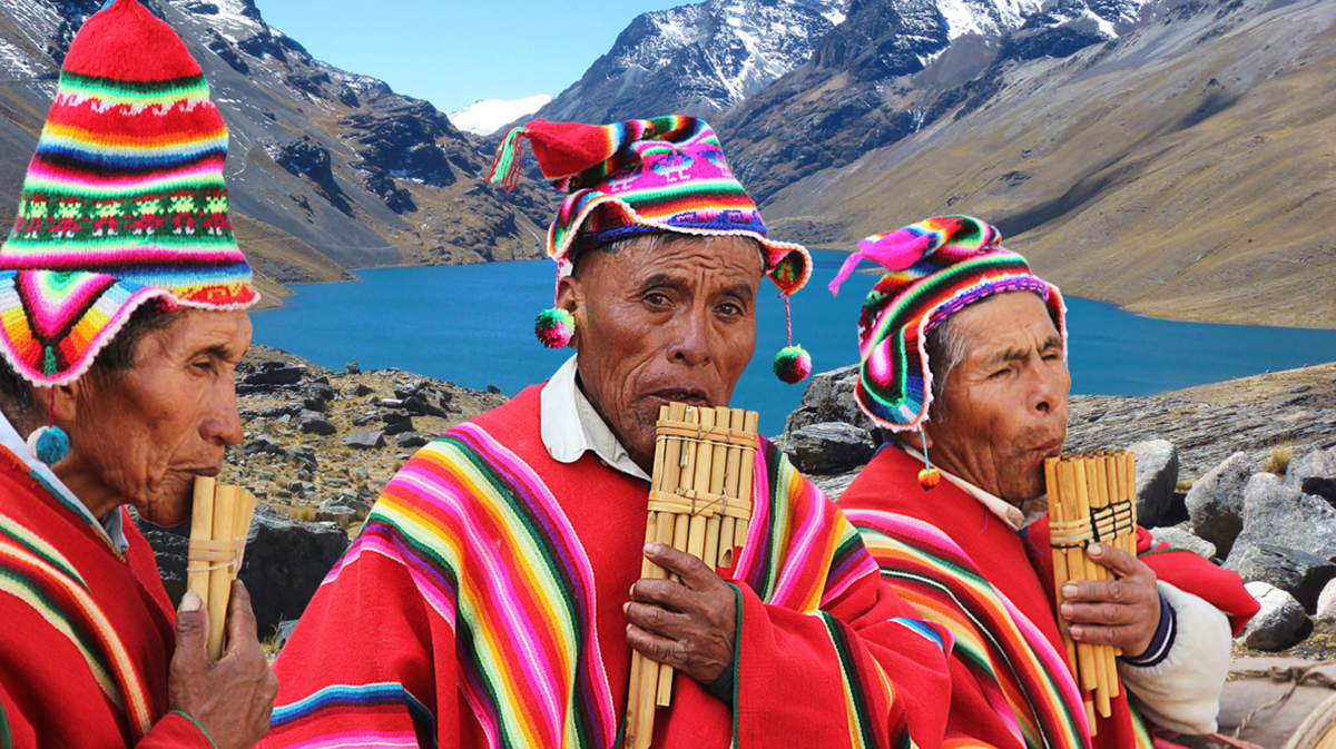 Affiche du film « Bolivie, cultures et traditions », réalisé par Bernard Bruel.