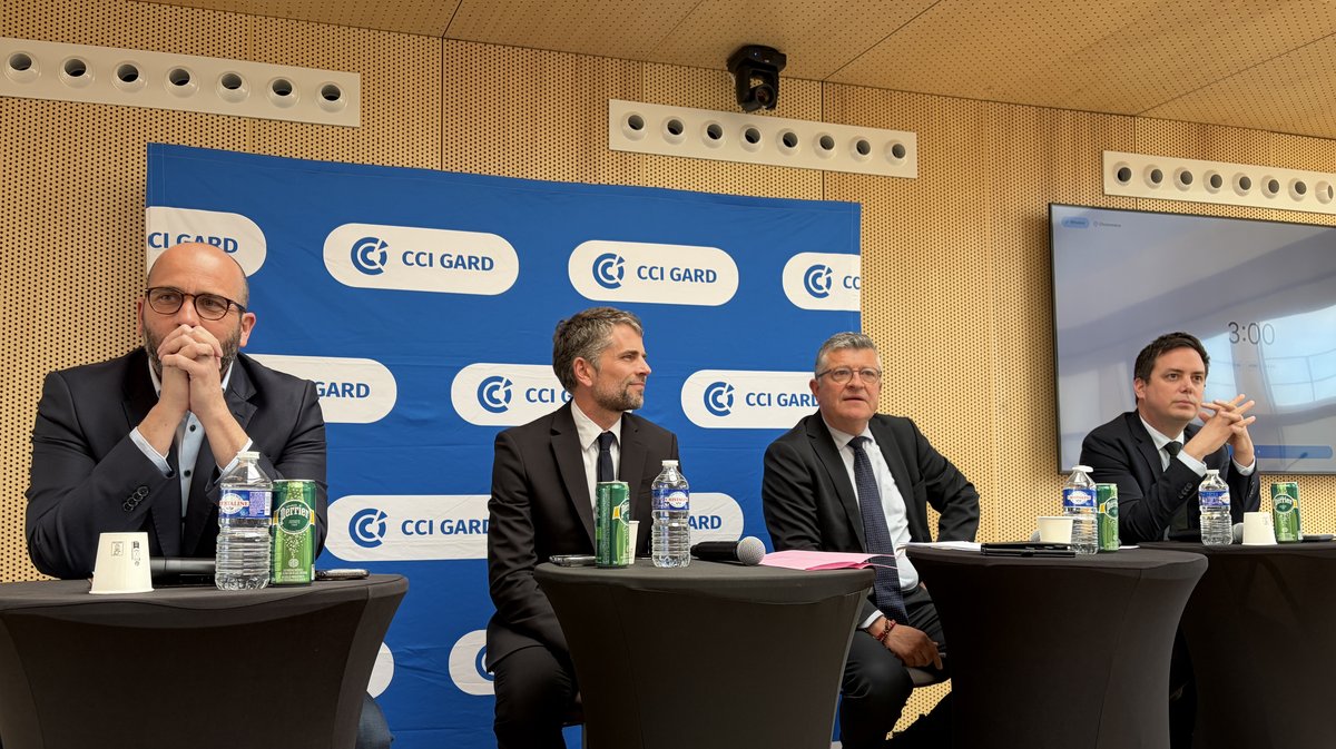 De gauche à droite : Vincent Bouget, Julien Plantier, Franck Proust et Yoann Gillet