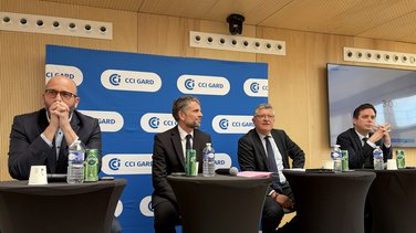 De gauche à droite : Vincent Bouget, Julien Plantier, Franck Proust et Yoann Gillet