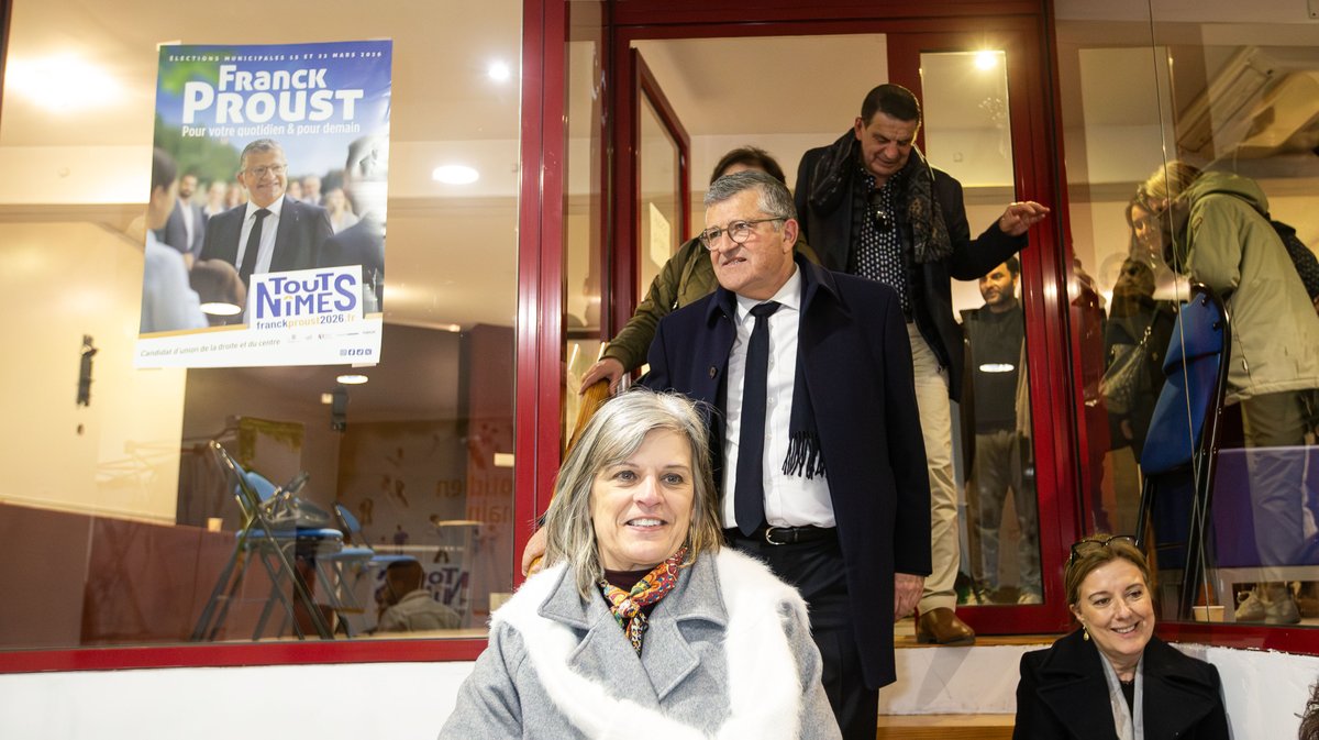 Franck Proust, ce dimanche soir, après l'annonce des résultats
