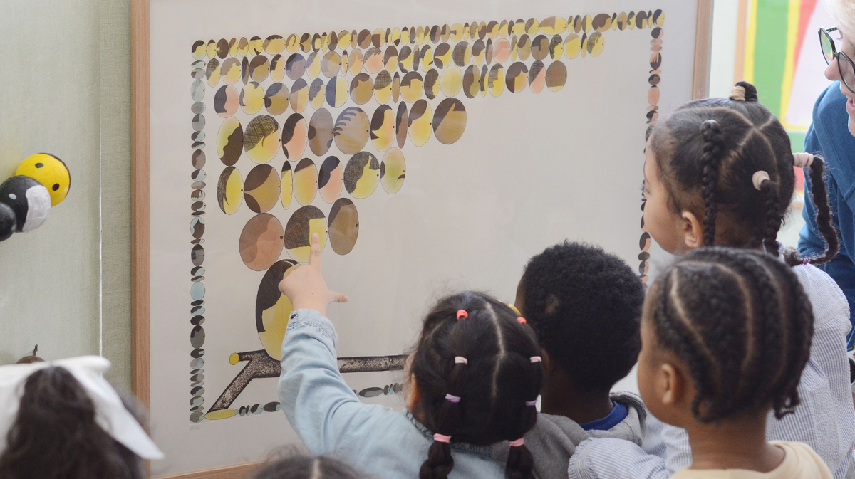 Exposition pour les tout petits CACN/Artothèque Sud à l'espace Diderot du Conseil Départemental du Gard