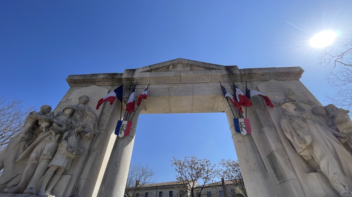 Journée nationale du souvenir et de recueillement à la mémoire des victimes civiles et militaires de la guerre d’Algérie et des combats en Tunisie et au Maroc à Nîmes en 2026 (Photo Anthony Maurin)