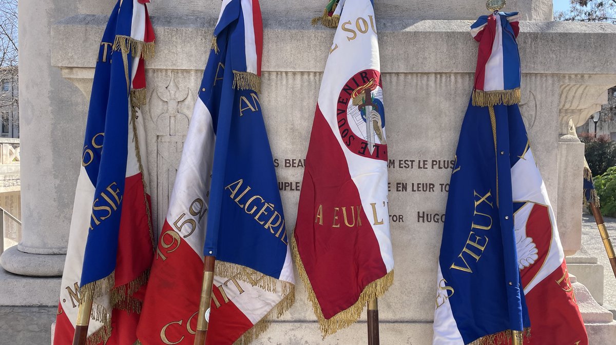 Journée nationale du souvenir et de recueillement à la mémoire des victimes civiles et militaires de la guerre d’Algérie et des combats en Tunisie et au Maroc à Nîmes en 2026 (Photo Anthony Maurin)
