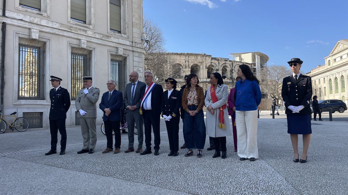Journée nationale du souvenir et de recueillement à la mémoire des victimes civiles et militaires de la guerre d’Algérie et des combats en Tunisie et au Maroc à Nîmes en 2026 (Photo Anthony Maurin)