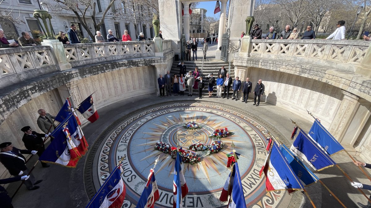 Journée nationale du souvenir et de recueillement à la mémoire des victimes civiles et militaires de la guerre d’Algérie et des combats en Tunisie et au Maroc à Nîmes en 2026 (Photo Anthony Maurin)