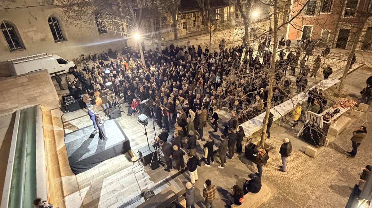 meeting nîmes par dessous tout deuxième tour municipales
