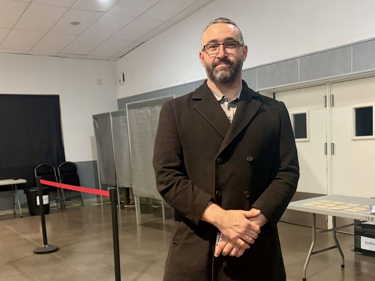 Le candidat Jérôme Jackel a voté au bureau numéro 2.