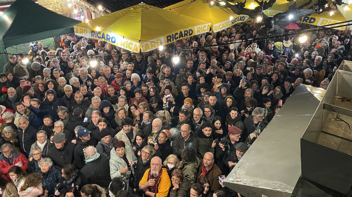Victoire de Vincent Bouget avec sa liste Nîmes en commun aux municipales de Nîmes en 2026 (Photo Anthony Maurin)