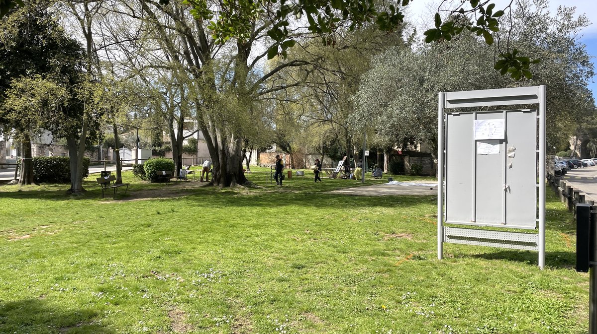 Square Wladimir-Guiu Nîmes (Photo Anthony Maurin)