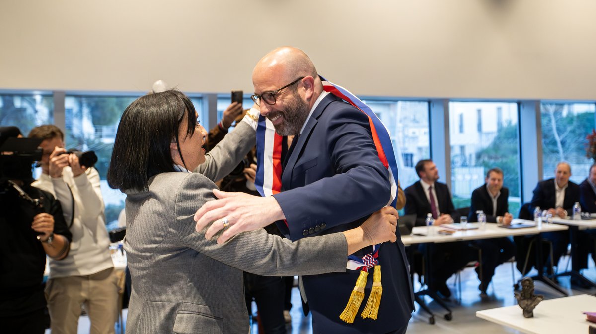 L’écharpe a été amenée par une lauréate du Concours national de la Résistance et de la Déportation
