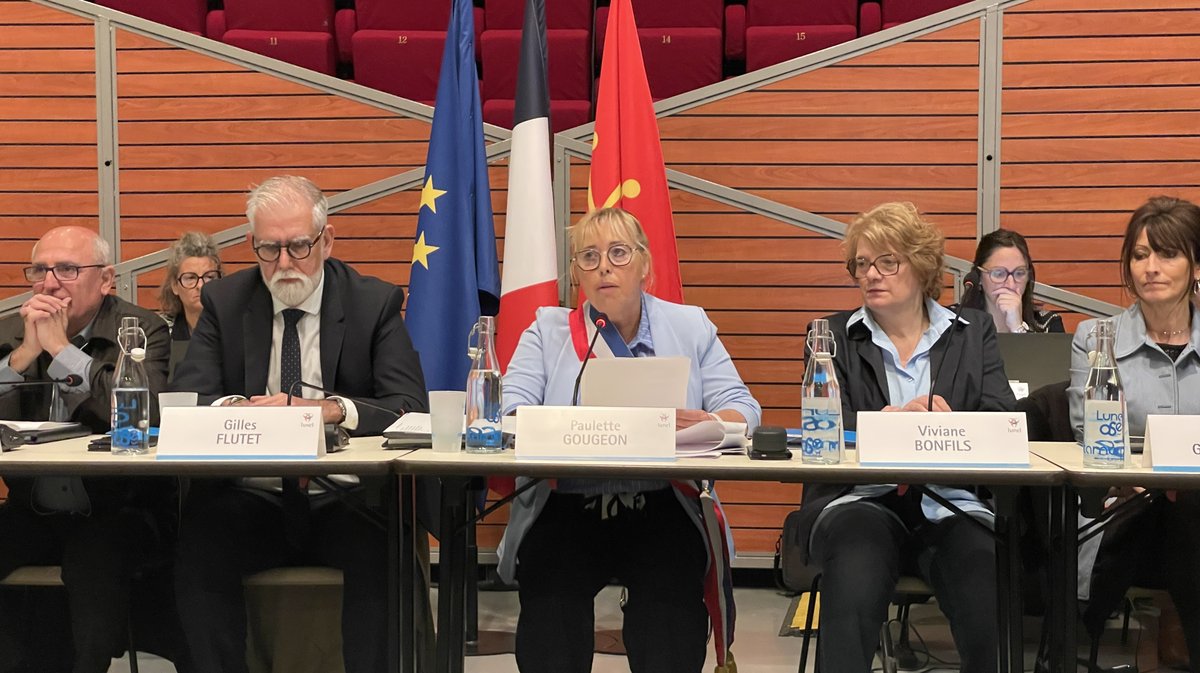 Conseil municipal d'installation de la municipalité de Paulette Gougeon à Lunel en mars 2026 (Photo Anthony Maurin)