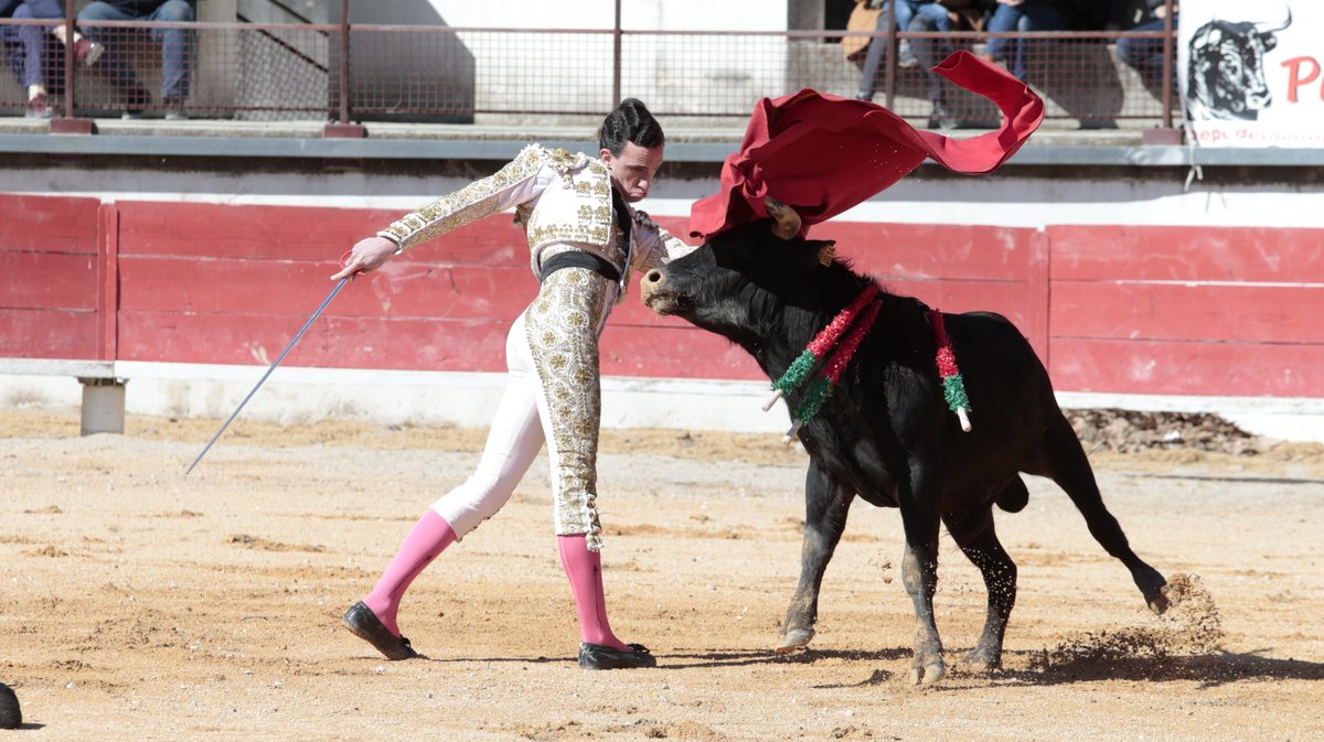 Trophée Sébastien Castella becerros La Paluna et Roland Durand pour Blas Marquez, Daniel Garcia et Esteban Navarro (Photo Anthony Maurin)IMG_2142