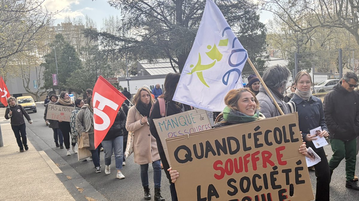 Manifestation Éducation Nationale