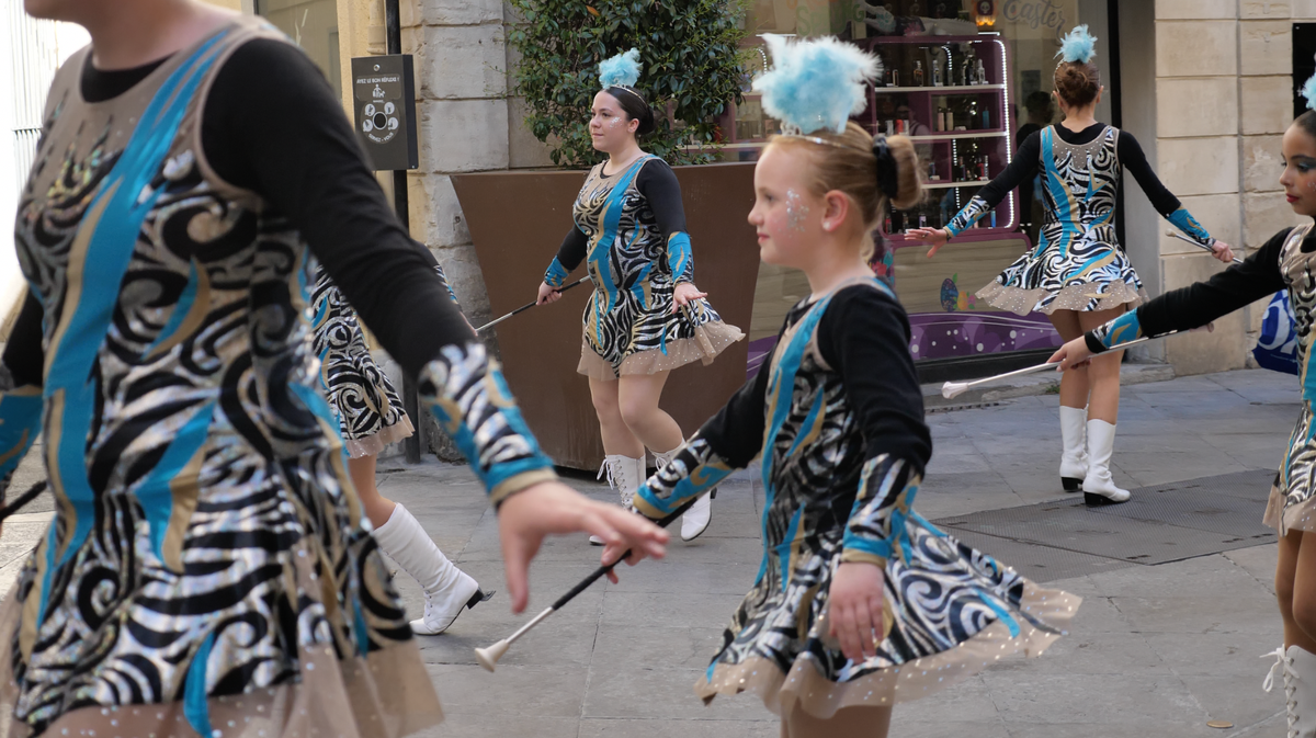 Défilé de majorettes