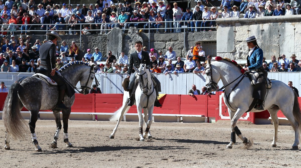 Corrida de Passanha pour Andy Cartagena, Léa Vicens et Guillermo Hermoso de Mendoza (Photo Anthony Maurin)