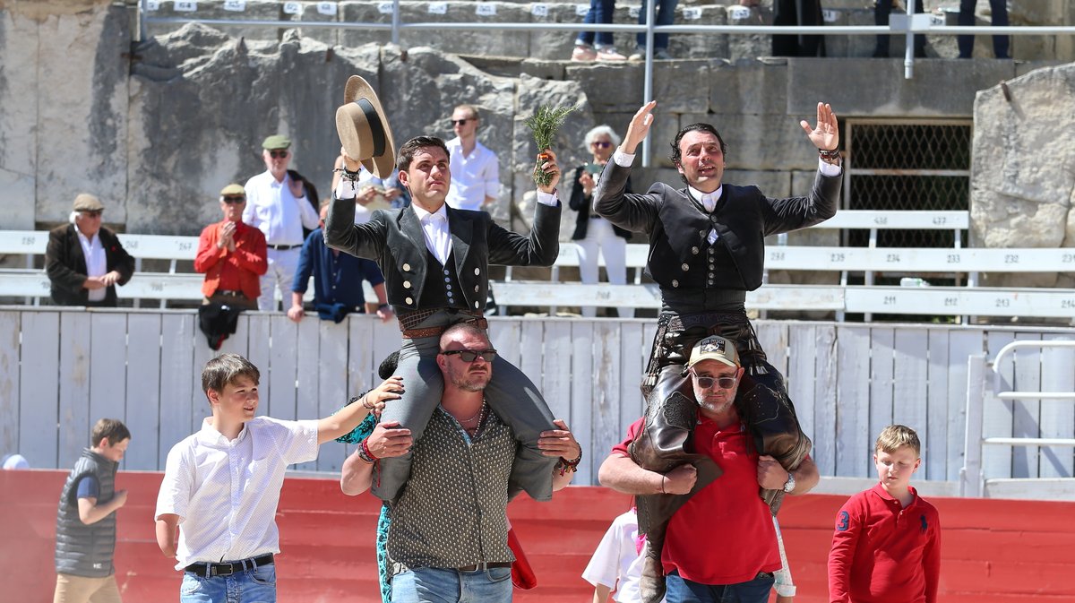 Corrida de Passanha pour Andy Cartagena, Léa Vicens et Guillermo Hermoso de Mendoza (Photo Anthony Maurin)