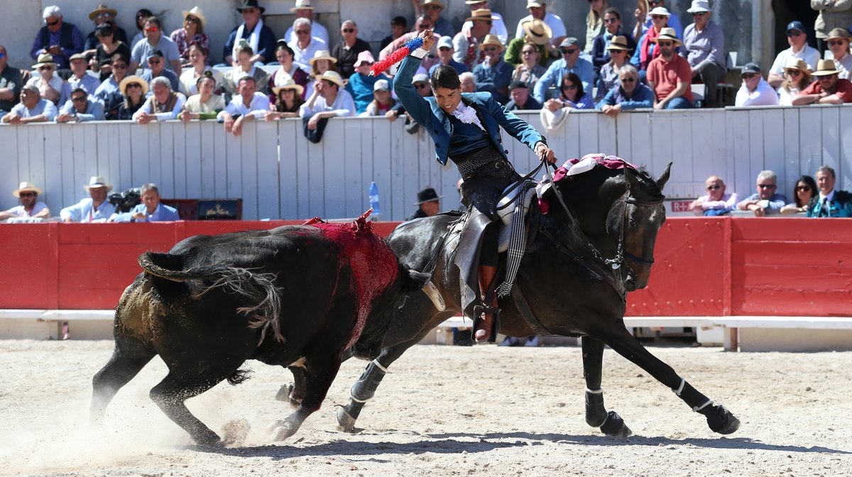 Corrida de Passanha pour Andy Cartagena, Léa Vicens et Guillermo Hermoso de Mendoza (Photo Anthony Maurin)