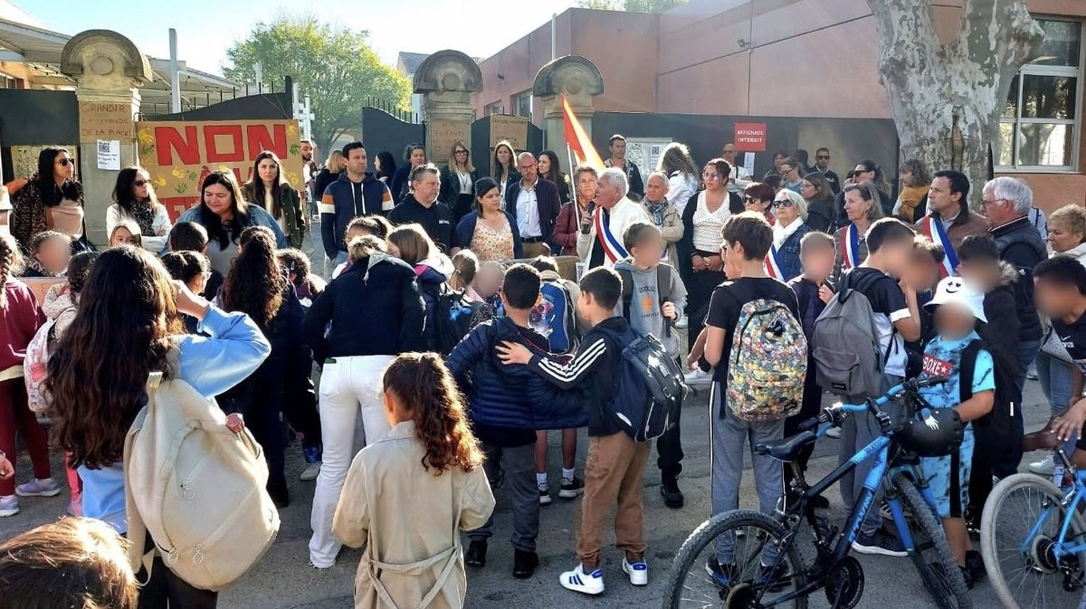 Mobilisation école Fanfonne Guillierme Aimargues