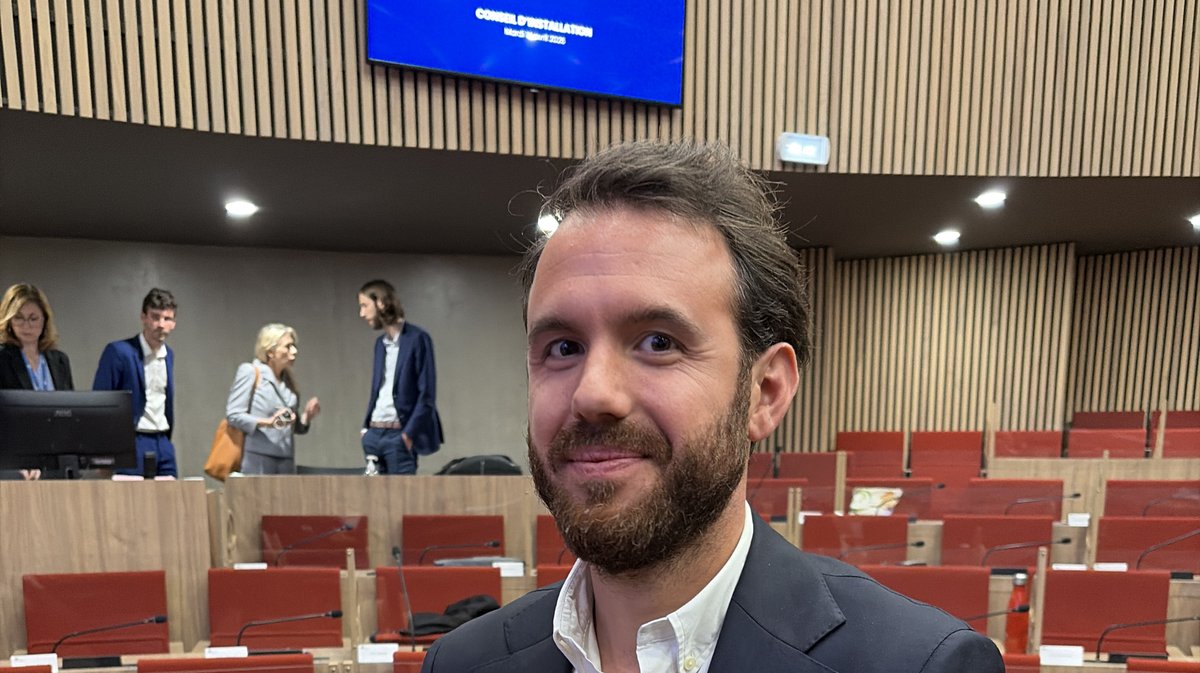 Le maire de Sernhac, Gaël Dupret