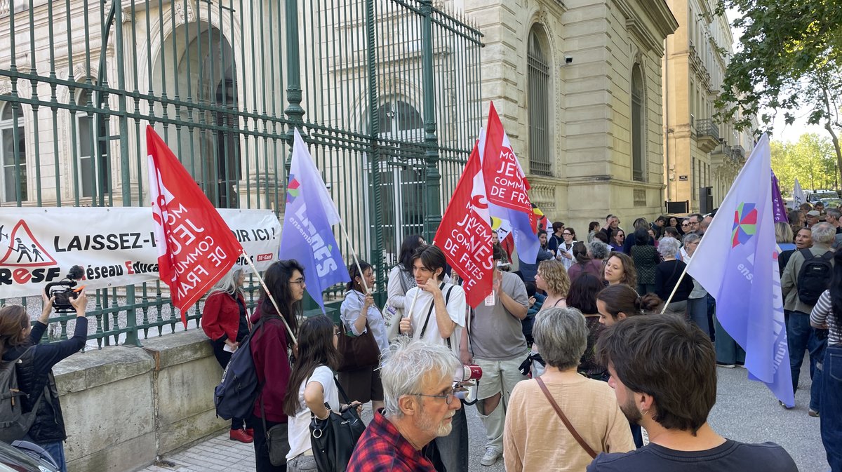 Soutien à Saïda Karim (Photo Anthony Maurin)