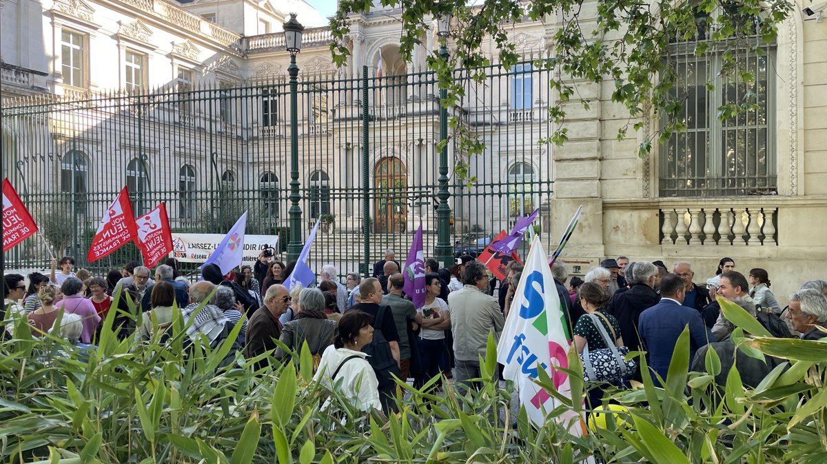 Soutien à Saïda Karim (Photo Anthony Maurin)