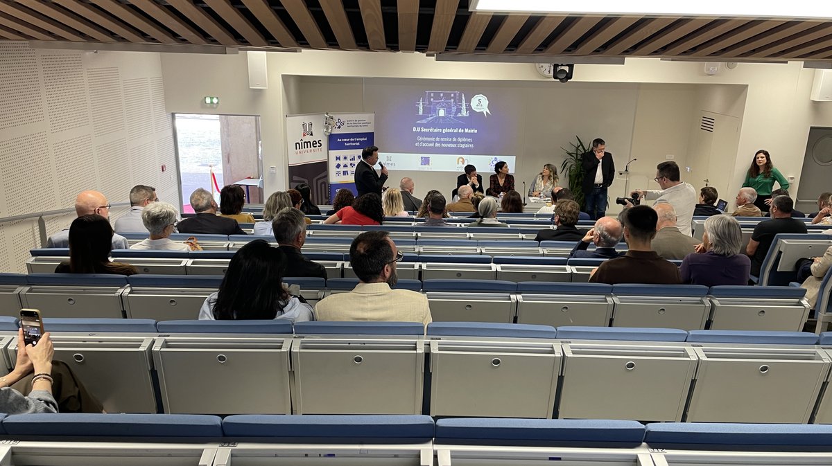 Diplôme universitaire de secrétaire général de mairie à Nîmes Université (Photo Anthony Maurin)