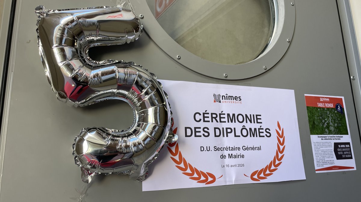 Diplôme universitaire de secrétaire général de mairie à Nîmes Université (Photo Anthony Maurin)