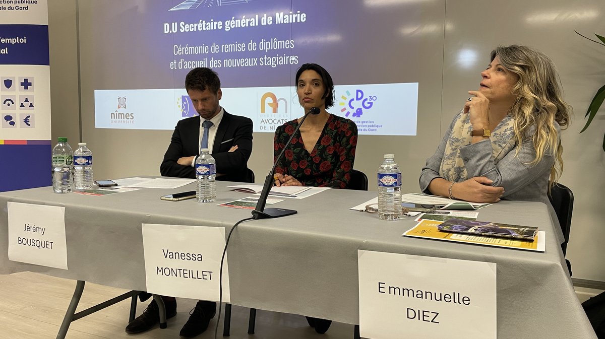Diplôme universitaire de secrétaire général de mairie à Nîmes Université (Photo Anthony Maurin)
