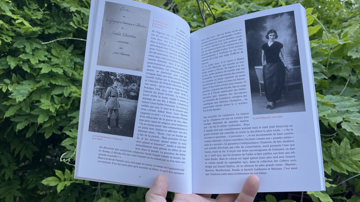 Résister ! sur André Chamson aux éditions Alcide (Photo Anthony Maurin)