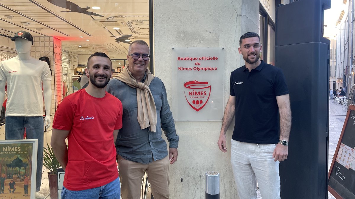 cenatiempo depres nîmes olympique inauguration boutique le nîmois