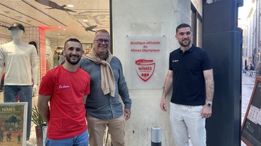 cenatiempo depres nîmes olympique inauguration boutique le nîmois