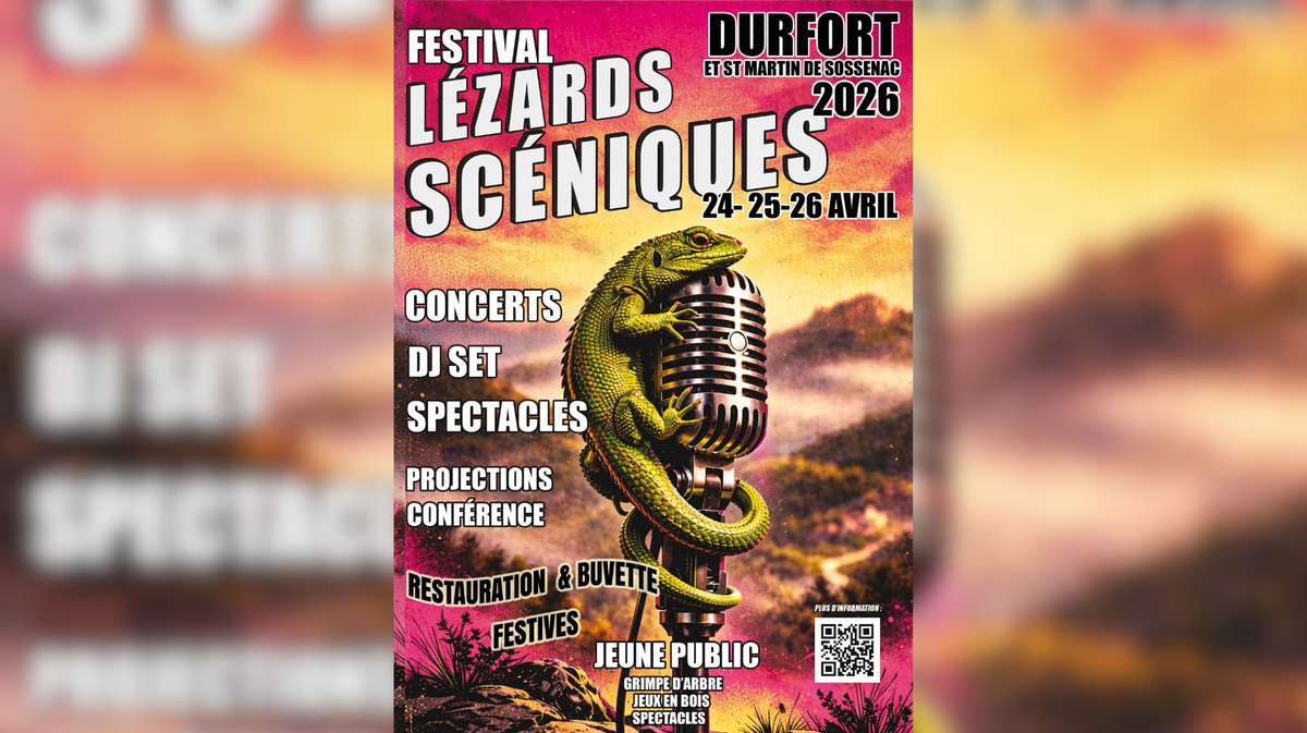 Affiche 2026 - Festival  Lézard Scéniques
