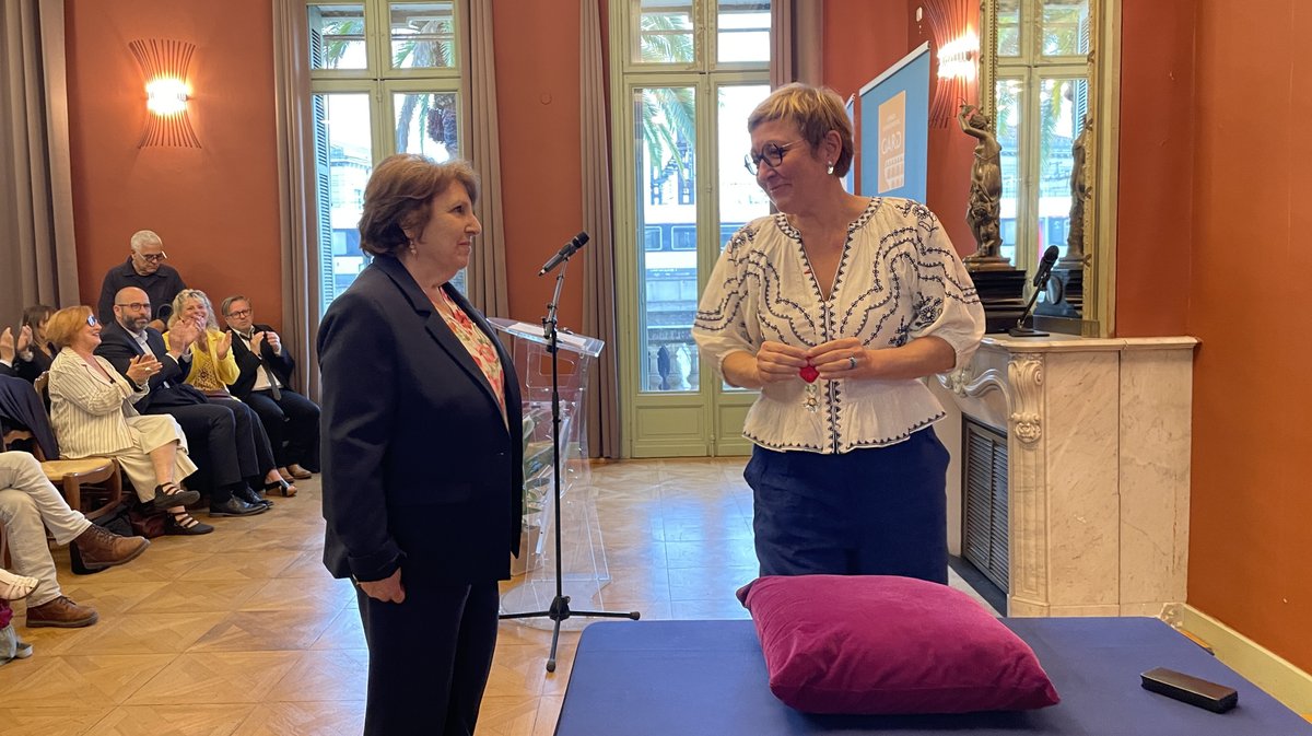 Martine Gayraud Chevalier de la Légion d'honneur (Photo Anthony Maurin)