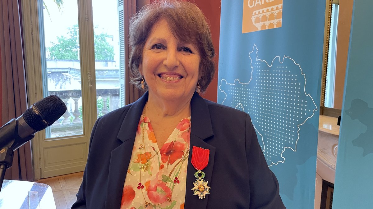 Martine Gayraud Chevalier de la Légion d'honneur (Photo Anthony Maurin)