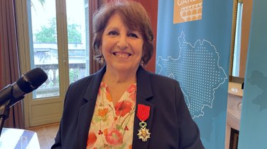 Martine Gayraud Chevalier de la Légion d'honneur (Photo Anthony Maurin)