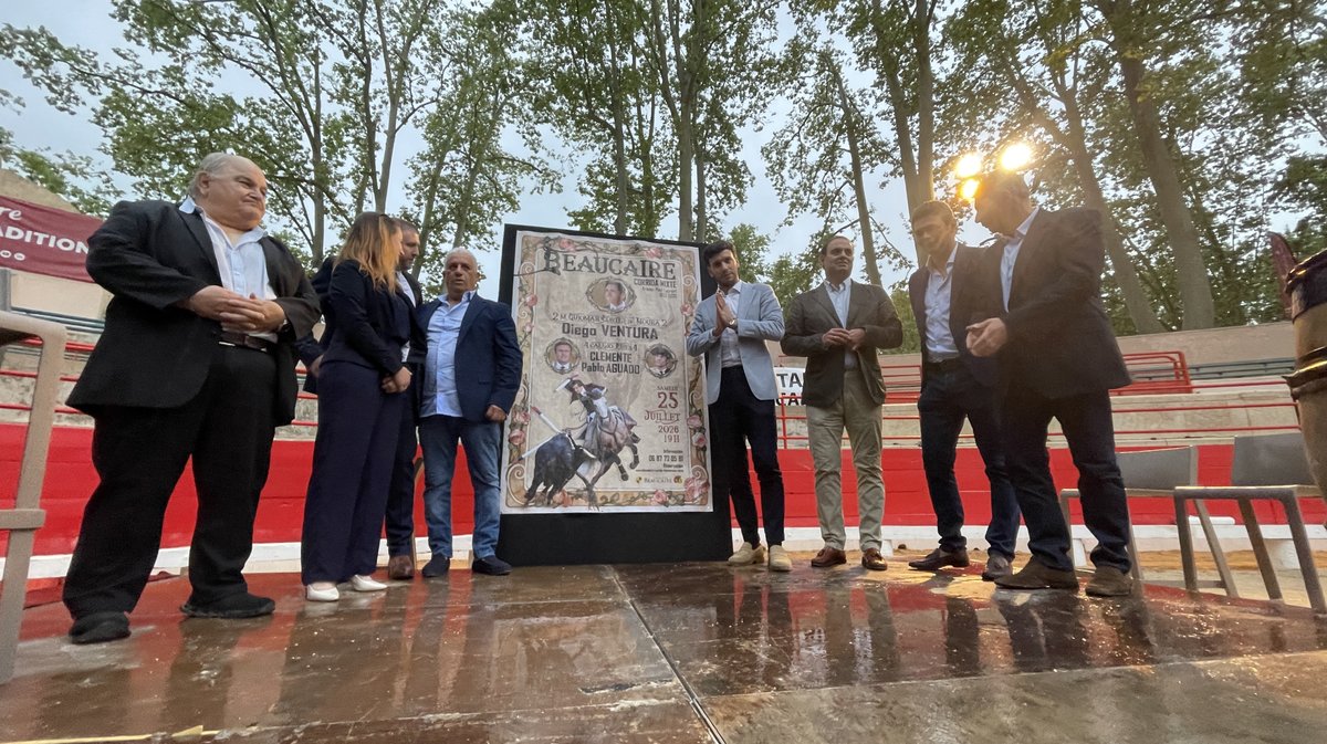 La présentation de la corrida de Beaucaire organisée par le Club Taurin Beaucairois en 2026 (Photo Anthony Maurin)