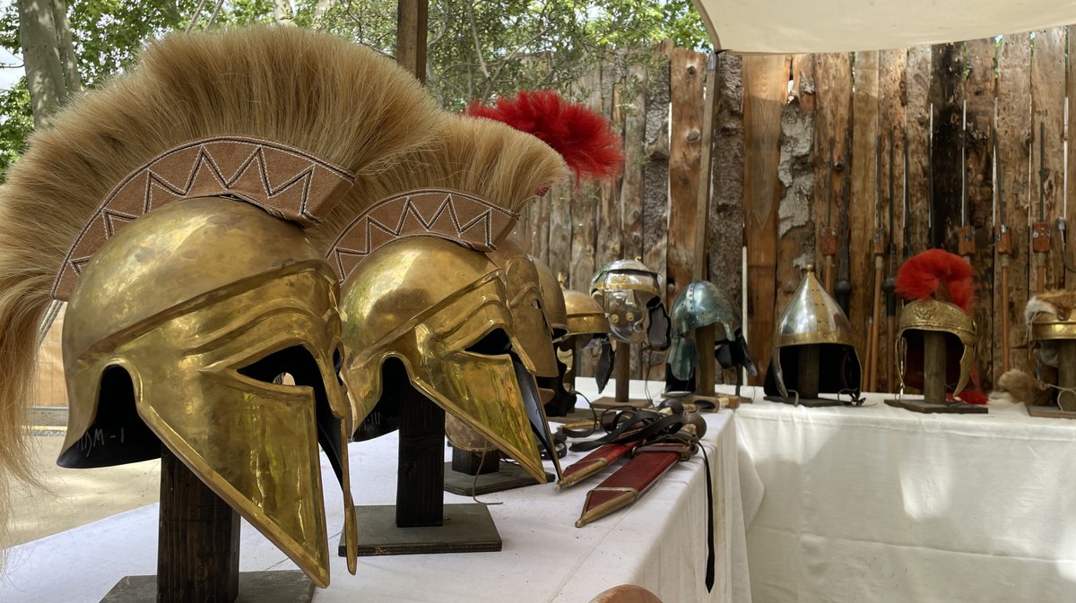 Fort des légionnaires pour les journées romaines 2026 (Photo Anthony Maurin)