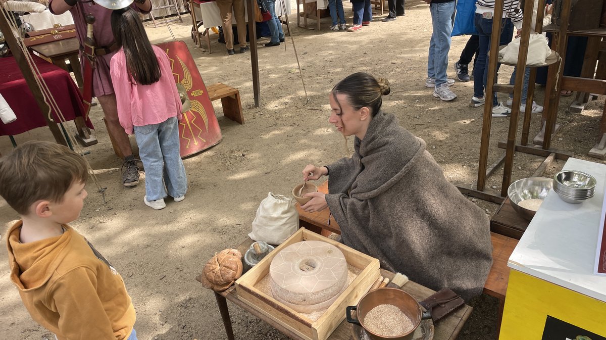 Fort des légionnaires pour les journées romaines 2026 (Photo Anthony Maurin)