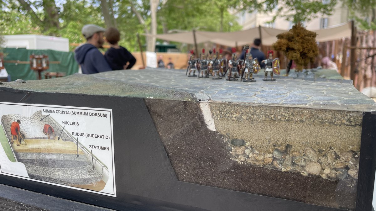 Fort des légionnaires pour les journées romaines 2026 (Photo Anthony Maurin)