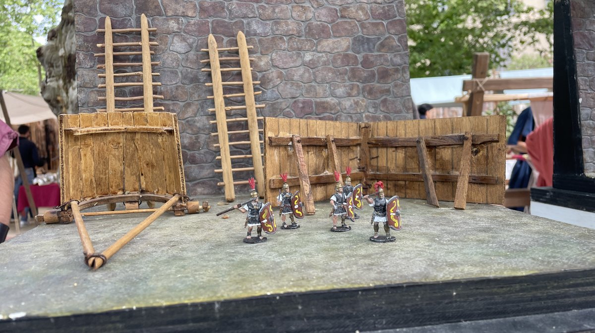 Fort des légionnaires pour les journées romaines 2026 (Photo Anthony Maurin)