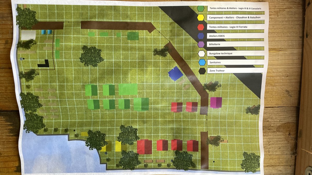 Fort des légionnaires pour les journées romaines 2026 (Photo Anthony Maurin)