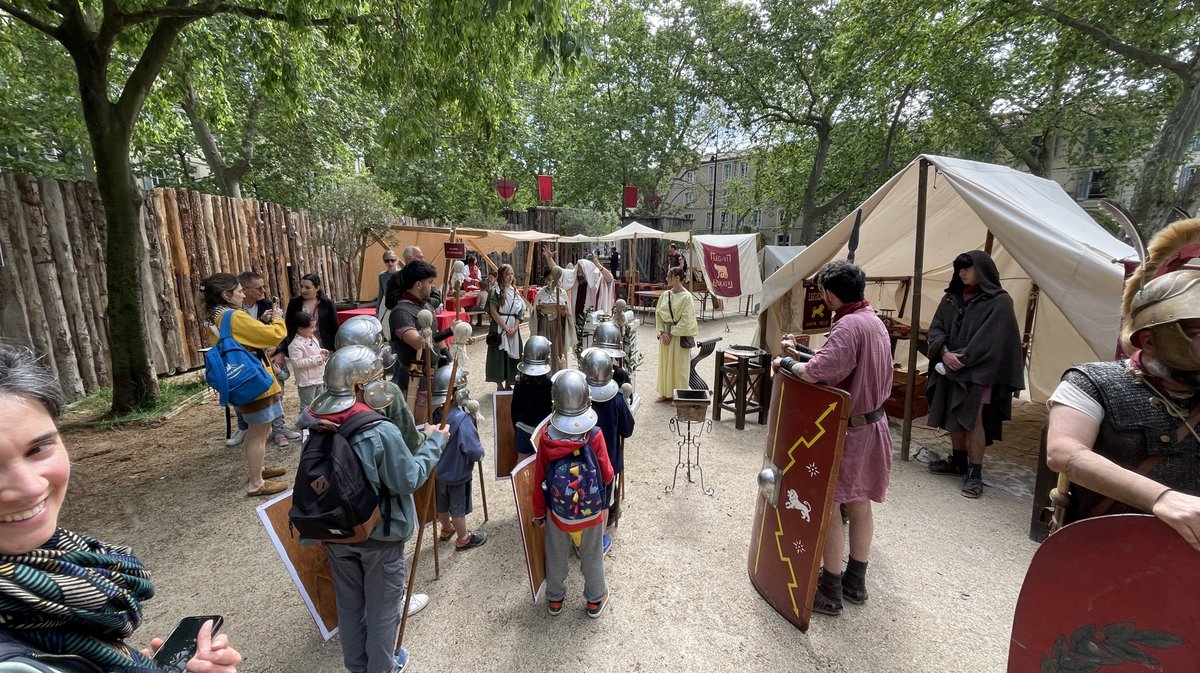 Fort des légionnaires pour les journées romaines 2026 (Photo Anthony Maurin)