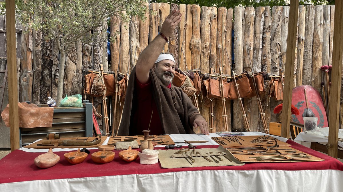 Fort des légionnaires pour les journées romaines 2026 (Photo Anthony Maurin)