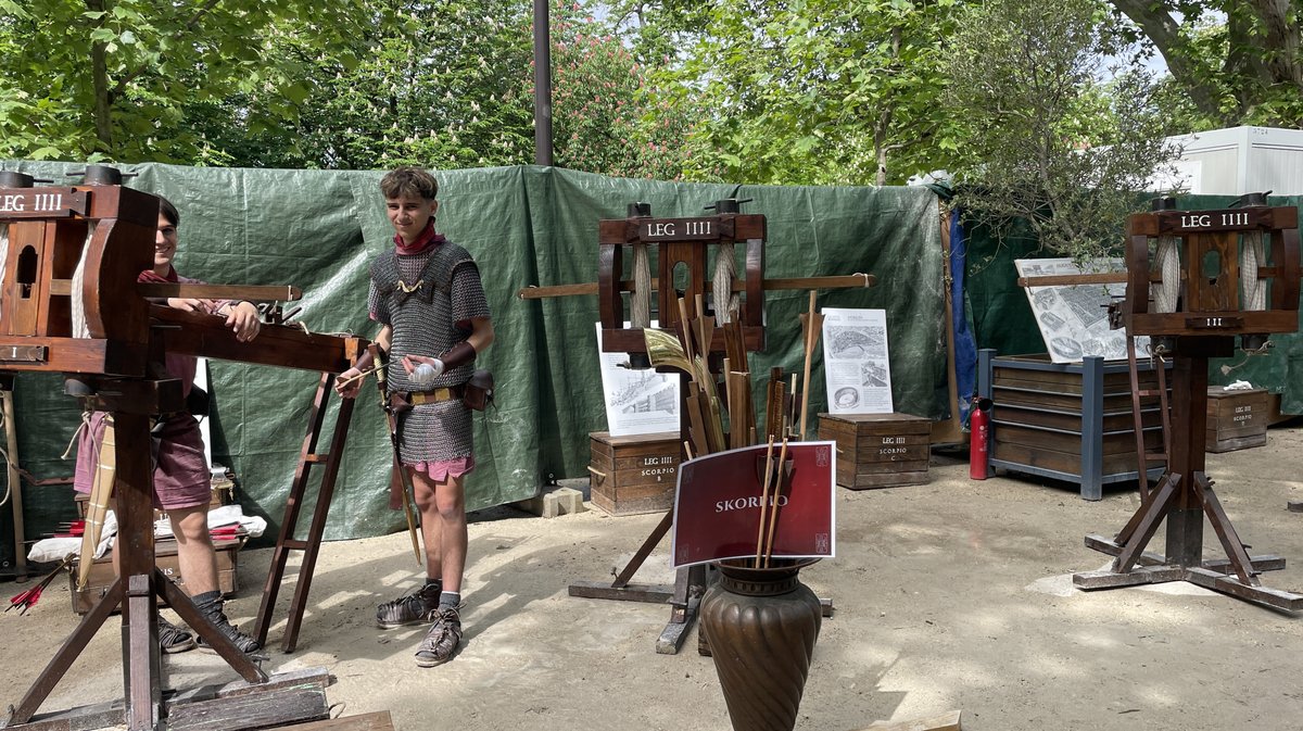 Fort des légionnaires pour les journées romaines 2026 (Photo Anthony Maurin)