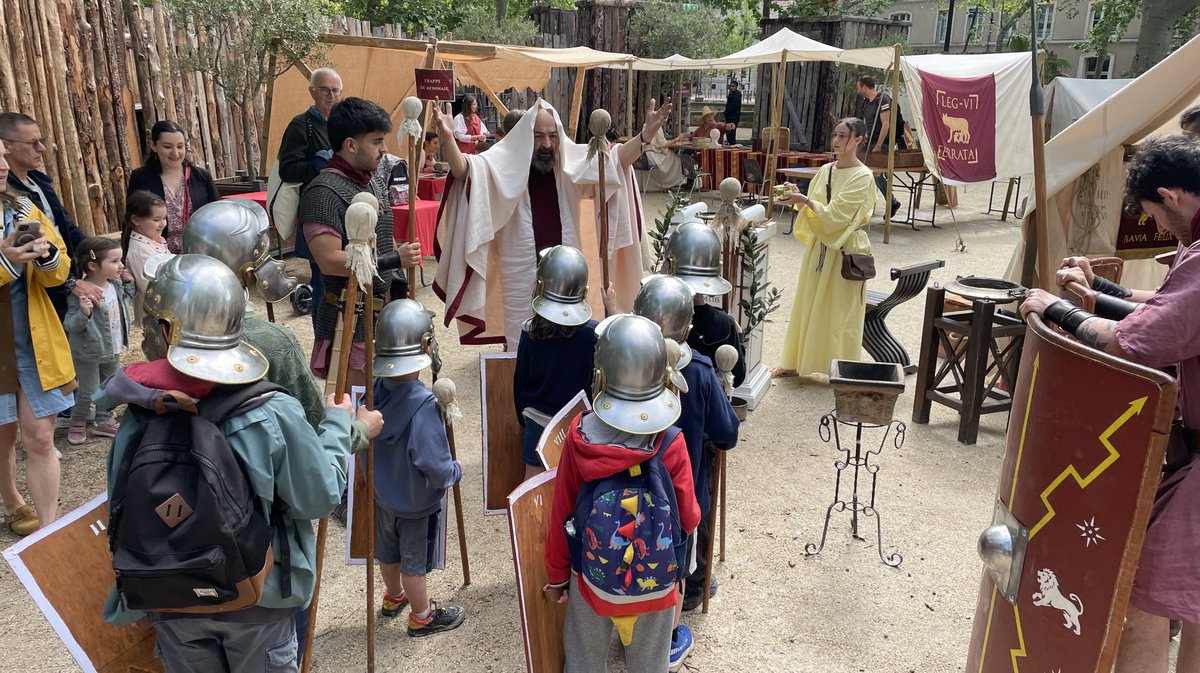 Fort des légionnaires pour les journées romaines 2026 (Photo Anthony Maurin)